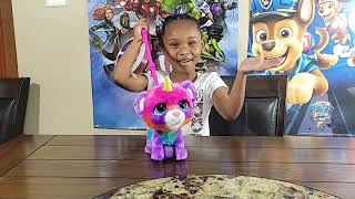 furreal walk a lot puppy Toy Review with Zailyn [upl. by Mozes]