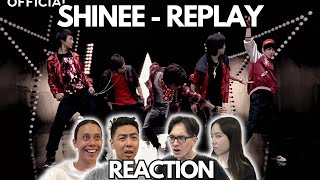 OUR FIRST TIME WATCHING SHINee  SHINee 샤이니 누난 너무 예뻐 Replay MV REACTION [upl. by Lolanthe]