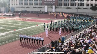 Santiago HS Sharks Marching Band  2024 Bandfest Show 1  Passing Review [upl. by Lenej]