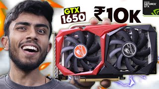 Cheapest Nvidia Graphic Card For Extreme Gaming 🤩 GTX 1650 PERFECT GPU ⚡️ Normal PC into Gaming PC [upl. by Hilary]