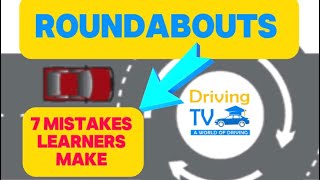 Tips On Roundabouts For Driving Test  Common Mistakes Learners Make [upl. by Asemaj]