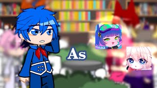 Welcome to demon school Irumakun react to Iruma as random gacha tiktok 11 Don’t copy my video [upl. by Attenohs373]