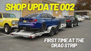 G80s FIRST time at the drag strip  7 SECOND Audi R8  Shop Update 002  4K [upl. by Nostrebor]