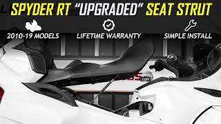 CanAm Spyder RT quotUpgradedquot Seat Strut 20102019 [upl. by Leasia]