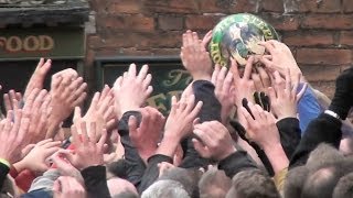 Ashbourne Shrovetide Football Weds 5th Mar 2014 Pt 5 of 9 [upl. by Hendrix]