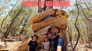 OFF GRID Adventure to find the GIANTS of Mandurah l Blue Swimmer Crabs Catch and Cook [upl. by Fagan738]