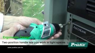 ProsKit PT 1361G Cordless Screwdriver 36V [upl. by Ayokal]