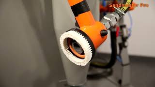 SMPro Sandblasting machine Sandmaster Pro ABRA [upl. by Eimilb]