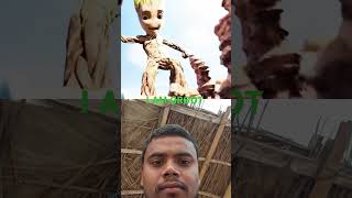 GROOT FUNNY MOMENT😁😃 iamgroot animation stopmotion grootcrying grootangry moments marvelduet [upl. by Linnet97]