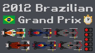 2012 Brazilian Grand Prix Timelapse [upl. by Eduj]