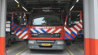 Kazernealarm Uitruk brandweerkazerne Baan voor hulpverlening in Rotterdam [upl. by Damalus]