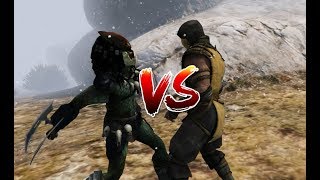 Predator VS Scorpion  Ultimate Battle GTA 5 [upl. by Akeber]