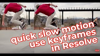 Quick slow motion using clip keyframes in Premiere Pro  Quick Tip [upl. by Izawa247]