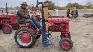 IH Farmall Cub w sickle mower attachment [upl. by Saimon]