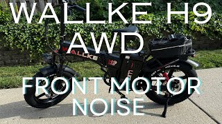 Wallke H9 AWD front motor skipping noise [upl. by Farl]