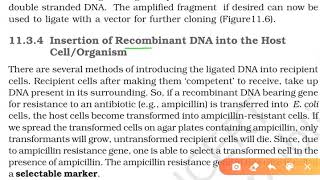 Steps in a Recombinant DNA technology  Downstream Processing  class 12 Biotechnology [upl. by Eimmak]