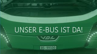 Der erste batteriebetriebene GelenkEBus der BVB [upl. by Cargian]