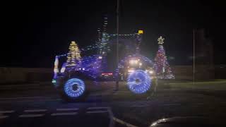 Christmas tractor amp truck run Rostrevor County Down Northern Ireland [upl. by Pardner303]