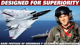 F14 Tomcat Designed For Superiority  Grumman Rare Original Footage Of The Pitch For The Aircraft [upl. by Hussein828]