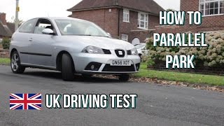 How to Parallel Park  The easy way UK Driving Test Manoeuvre [upl. by Neyr]