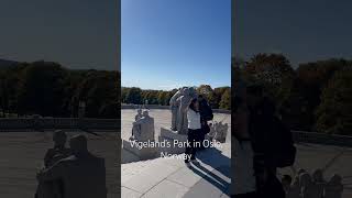 Vigeland’s Park Frogner Park in OsloNorway wanderlusttravel wanderlust norway frognerpark [upl. by Thurlow]