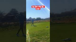 Bombs off the tee with the crew golf [upl. by Ennaecarg]