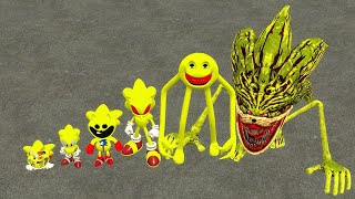 EVOLUTION OF YELLOW TOXIC CURSED SHIN SONIC TAPES x INNYUME SMILEY’S FAMILY in Garry’s Mod [upl. by Brinson331]