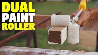 RollAll  Dual Paint Roller  Best Edge Painting Tool [upl. by Lindgren]