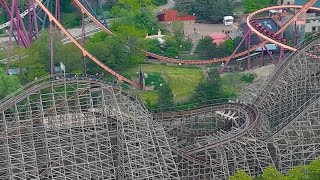 Viper Drone Footage 4K Six Flags Great America Gurnee IL [upl. by Nawrocki]