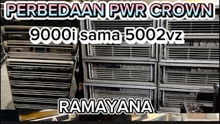 PERBEDAKAN POWER CROWN 9000i sm 5002vz amp Labgroupen RAMAYANA [upl. by Petta]