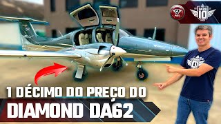 DIAMOND DA62  Como esse avião PODE CUSTAR POUCO [upl. by Loftis541]