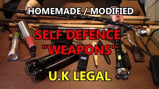 Home made and modified self defence weapons Legal Carry in UK [upl. by Eednil]