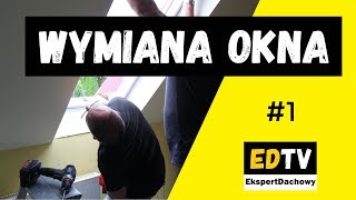 Wymiana okna dachowego  jak wymienić okno dachowe [upl. by Uird414]