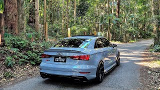 Audi RS3 Mountain POV Drive  EPIC Exhaust Sound [upl. by Mastic911]