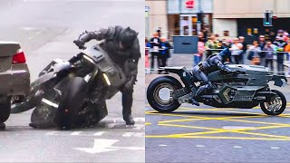 BATMAN BATCYCLE ACCIDENT ON SET  The FLASH MOVIE 2022 [upl. by Cayla]