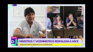 ¡Evo Morales pidió la renuncia de las autoridades [upl. by Oikim824]