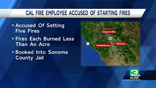 Cal Fire engineer arrested suspected of setting fires while off duty [upl. by Myrtle]