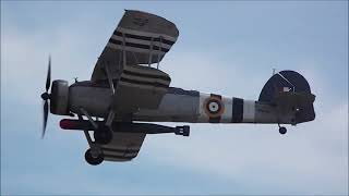 Fairey Swordfish Mk1  Duxford Battle of Britain Airshow 2024 [upl. by Thagard]