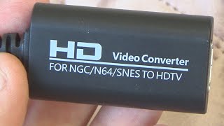 HD Video Converter for NGC N64 SNES to HDTV Review [upl. by Genny]