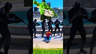 HULK SALVOU O HOMEM ARANHA no GTA 5 [upl. by Auqinaj]