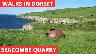 WALKS IN DORSET at SEACOMBE QUARRY amp WORTH MATRAVERS 4K [upl. by Oralee]