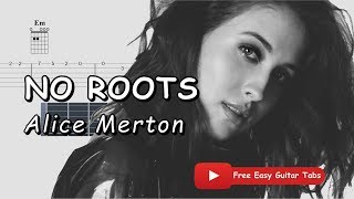 Alice Merton  NO ROOTS Guitar Tutorial [upl. by Niatsirt]