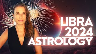 LIBRA Yearly HOROSCOPE 2024  Astrology Prediction Libra 2024  TRAVEL amp INVESTMENTS [upl. by Wystand]