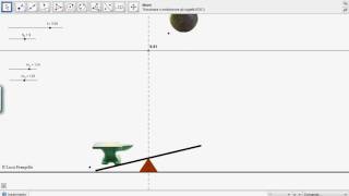 Geogebra  Conservazione dellenergia meccanicaavi [upl. by Nit82]