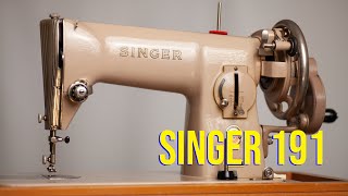 Alles over de Singer 191b 191 naaimachine Introductie – Dutch Nederlands [upl. by Bovill]