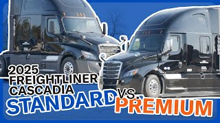 2025 Standard vs Premium Freightliner Cascadia [upl. by Idette124]