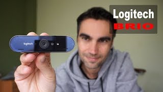 Logitech Brio ¿Buscas cámara web  unboxing e impresiones en español [upl. by Shira956]