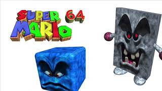 Super Mario 64 thwomp and whomp line s [upl. by Nessaj313]