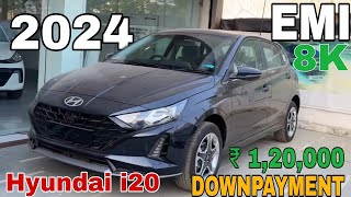 मात्र ₹12 लाख में Hyundai i20 Sportz 🥳 2024  Downpayment amp EMI Price 😱 New Hyundai i20 [upl. by Isabelita]