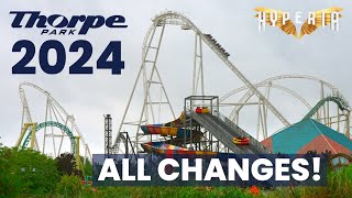 Everything New at Thorpe Park in 2024 Hyperia Changes to Swarm Stealths New World Record amp More [upl. by Ibrad12]